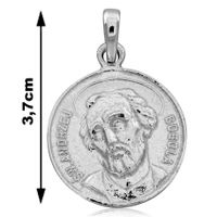 SREBRNY DUŻY MEDALIK ŚW. ANDRZEJ BOBOLA SREBRO PRÓBY 925