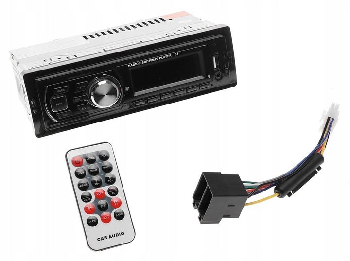 Radio Samochodowe BLUETOOTH USB TF Pilot FM MP3 zdjęcie 1