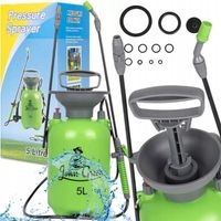 OPRYSKIWACZ SOLIDNY RĘCZNY CIŚNIENIOWY 5L ZRASZACZ SZELKI + LANCA + DYSZE