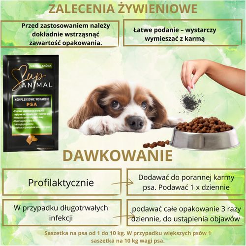 POSTBIOTYK DLA PSA MAŚLAN SupANIMAL ZDROWA SKÓRA SIERŚĆ DODATEK DO KARM na Arena.pl