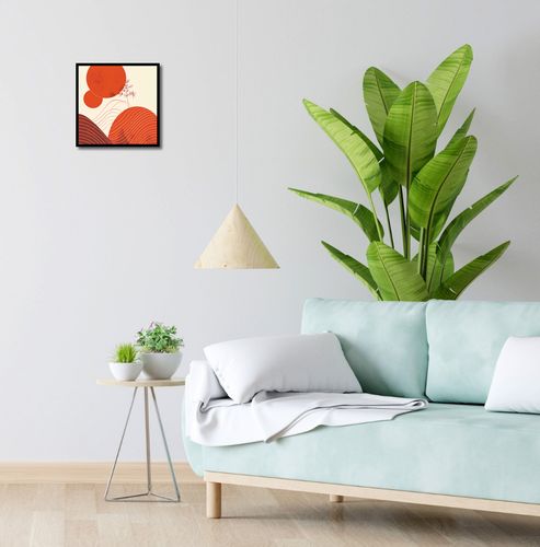 Plakat 30x30cm Ciepło Czerwieni na Arena.pl