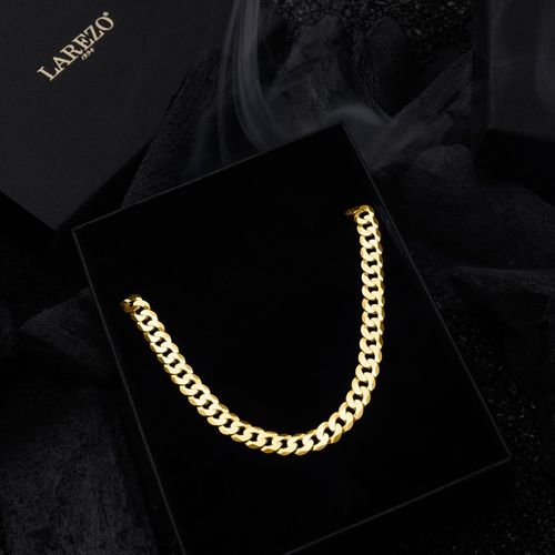 ZŁOTY ŁAŃCUSZEK MĘSKI PANCERKA 4g PEŁNY KUTY MOCNY ŁAŃCUCH 50 cm SREBRO 925 na Arena.pl