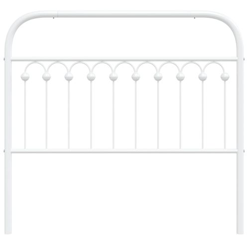 Metalowe wezgłowie, białe, 107 cm na Arena.pl