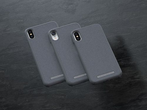 Materiałowe etui do iPhone XR (Mid Grey) na Arena.pl