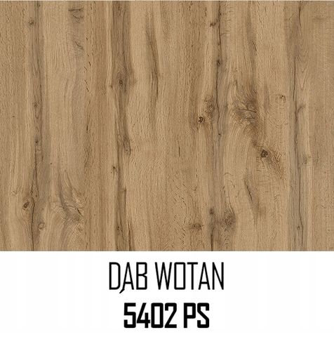 PÓŁKA MEBLOWA ŚCIENNA WISZĄCA KOMPLET 3 SZT PÓŁEK DĄB WOTAN + KOŁKI na Arena.pl