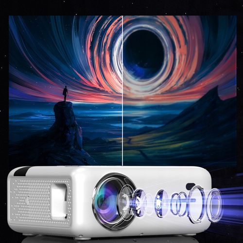 Mini Projektor do Telefonu Smartfona Przenośny Mały Rzutnik Android WiFi 4K na Arena.pl