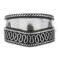 SREBRNY PIERŚCIEŃ Z OZDOBNYM PAZEM OKSYDOWANY SREBRO PRÓBY 925