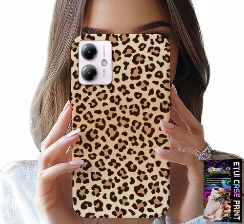 ETUI DO MOTOROLA MOTO G14 - PLECKI W PANTERKĘ MODNE KOBIECE WZORY na Arena.pl