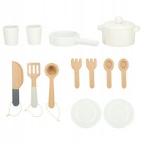 Kuchnia Drewniana Kuchenka Dla Dzieci Piekarnik Zlew Akcesoria Edukacyjne