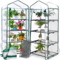 SZKLARNIA FOLIOWA BALKONOWA OGRODOWA MINI REGAŁ WARZYWNIAK FOLIAK 160 cm