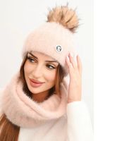 Czapka zimowa komin komplet zimowy