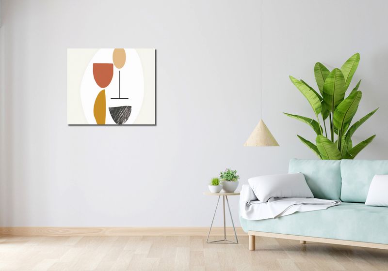Obraz 70x60cm Miska Roślinności zdjęcie 2