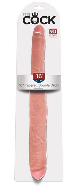 King Cock 41 cm Tapered Double Dwustronne Dildo zdjęcie 1