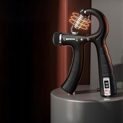 ŚCISKACZ DO RĄK DŁONI TRENING CHWYTU REGULOWANY OPÓR Z LICZNIKIEM 5-60 kg na Arena.pl