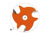 CMT FREZ TRZPIENIOWY PIŁKOWY SZCZELINOWY OSTRZE PIŁKOWE 8MM HW 822.320.11