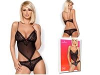 Czarne body Obsessive bielizna erotyczna L/XL