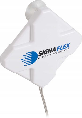 Zestaw Antena Signaflex Mini X-Cross 2X20Dbi 5M Crc9 Biała + Mapa Bts na Arena.pl
