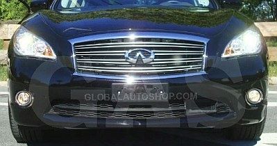 Infiniti M56 - Chromowane Listwy Grill Chrom Atrapy Zderzaka Tuning na Arena.pl
