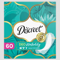 Ultracienkie oddychjące wkładki higieniczne DEO Waterlily 60 szt Discreet