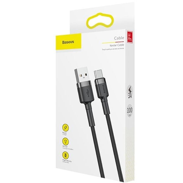 BASEUS Szybki Kabel USB-A - USB-C 1m do Telefonu Quick Charge 3A typ C zdjęcie 4