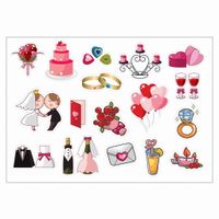 NAKLEJKI SAMOPRZYLEPNE KSIĘGA GOŚCI 2 19 szt