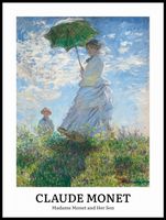 Plakat 60x80cm Design Madame Monet, Monet Vintage do Salonu
