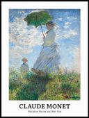 Plakat 60x80cm Design Madame Monet, Monet Vintage do Salonu