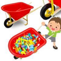 Taczka Ogrodowa Dziecięca dla Dzieci w kolorze Czerwonym 17414