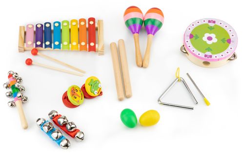 Zestaw muzyczny 14 instrumentów + torba ECOTOYS na Arena.pl