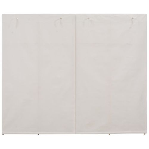 Szafa, Biała, 200X40X170 Cm, Materiałowa na Arena.pl