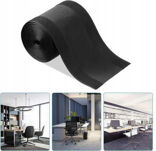 TAŚMA RZEP MASKOWNICA KABLI DYWANU WYKŁADZINY 5m na Arena.pl