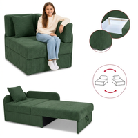 Łóżko dziecięce sofa kanapa butelkowa zieleń sztruks Denis Family Meble