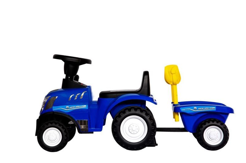 Jeździk z funkcjami dźwiękowymi oraz świetlnymi NEW HOLLAND niebieski zdjęcie 3