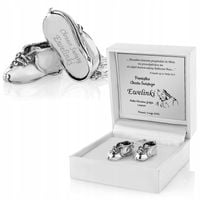 Srebrne buciki pr. 925 etui PREZENT CHRZEST PAMIĄTKA CHRZTU + GRAWER