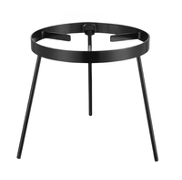 Stojak na Ognisko Grill Trójnóg Stalowy Uchwyt na Kociołek Garnek