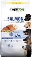 tropidog premium adult medium & large breeds łosoś z ryżem 12kg