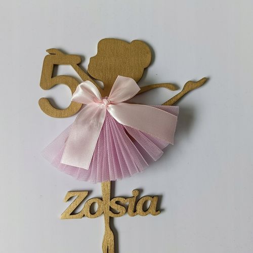 Topper Baletnica z cyfrą, urodziny na Arena.pl