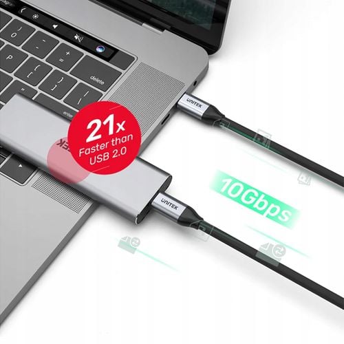 Kabel USB Unitek Kabel USB-C - USB-C - PD 100W, 10 Gbps na Arena.pl