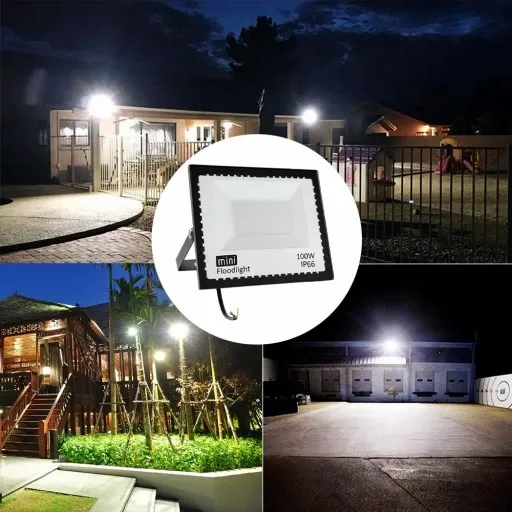 HALOGEN LED 100W NAŚWIETLACZ SLIM ZEWNĘTRZNY ROBOCZY OSZCZĘDNY DO MAGAZYNU zdjęcie 6