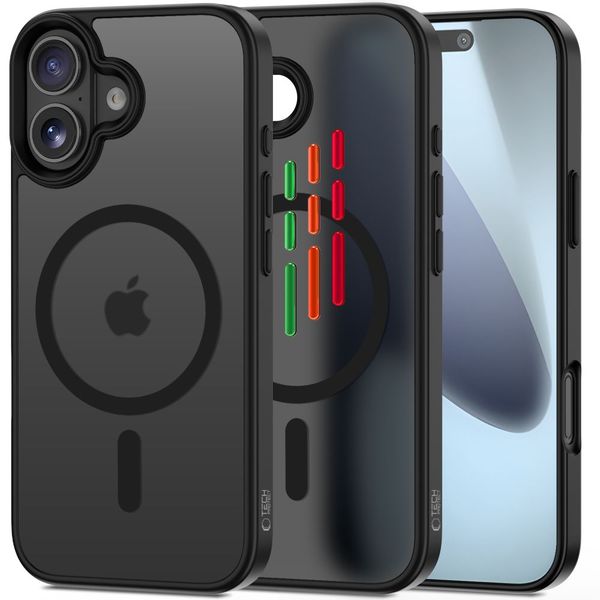 Etui TECH-PROTECT MagMat XT do iPhone 17 Czarne zdjęcie 1