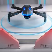 DRON WIFI Z KAMERĄ ZABAWKA DWIE KAMERY 1080P BEZSZCZOTKOWE SILNIKI SKŁADANY