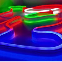 MIKOŁAJ MULTIKOLOR OZDOBA ŚWIĄTECZNA W OKNO LED NEON ILUMINACJA