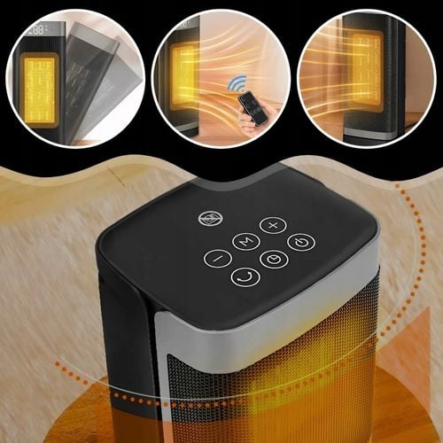 Termowentylator Farelka Cichy 2000W + Timer 4 Tryby Energooszczędny na Arena.pl