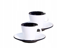 Zestaw filiżanek do espresso Linea Black G6915130 Gimex