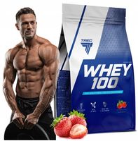 PYSZNE BIAŁKO WPC Trec Whey 100 700g PROTEINY NA MASĘ MIĘŚNIE DO