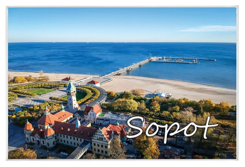 Sopot - magnes szklany zdjęcie 1