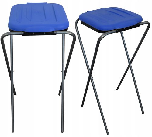 Stojak do segregacji odpadów (1-stanowiskowy) niebieski na Arena.pl