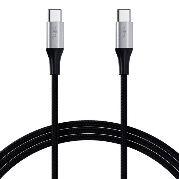 Allity kabel USB-C - USB-C 1,0 m 100W czarny zdjęcie 1