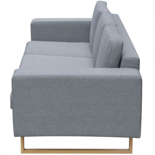 VidaXL Sofa 3-os. jasnoszara na Arena.pl