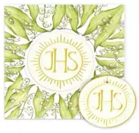 Karnet Kw Komunia. Hostia Z Konwaliami